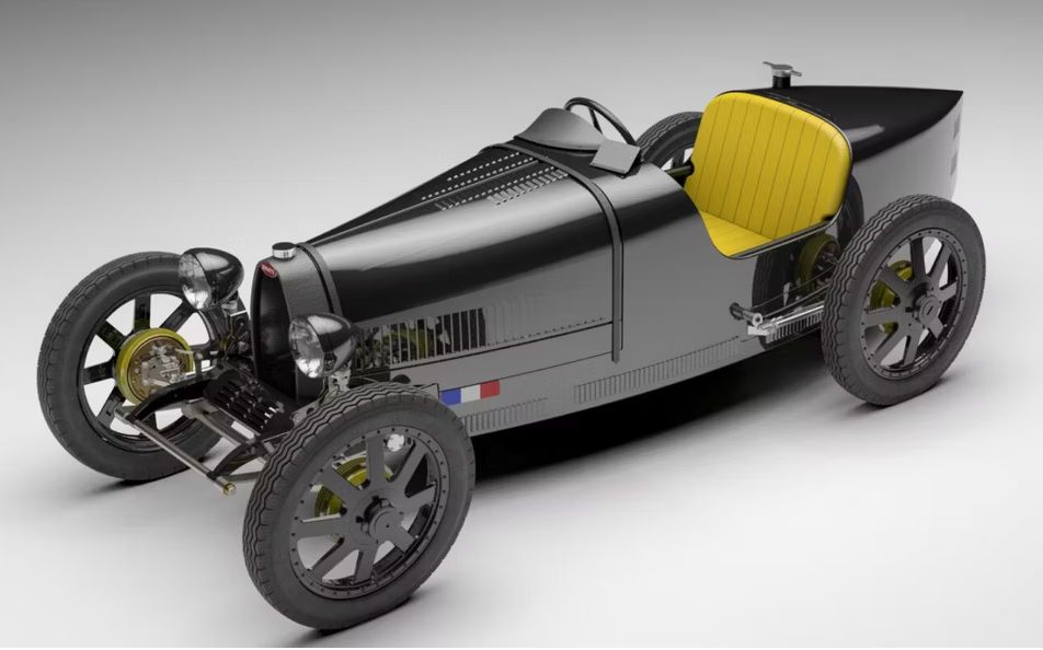 Bugatti Baby II Carbon Edition vzdává hold modelu Mistral W16